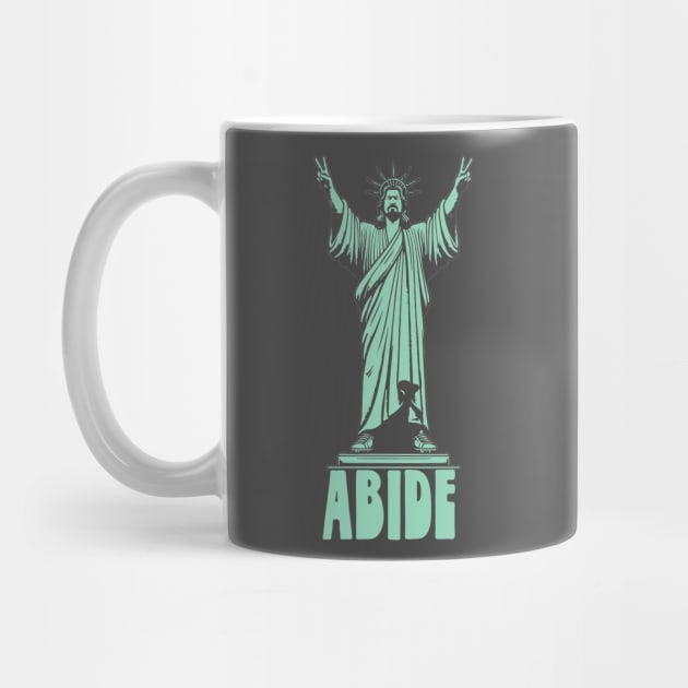 Abide Dude Lebowski Statue of Liberty by GIANTSTEPDESIGN